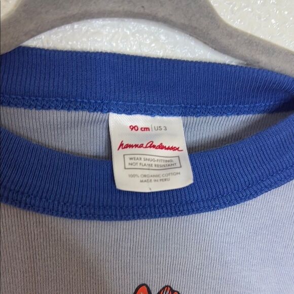 Hanna Andersson-Kids Dinosaur Graphic Tee - Blue- Size 3T - Picture 2 of 4